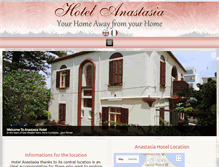 Tablet Screenshot of anastasia-hotel.com